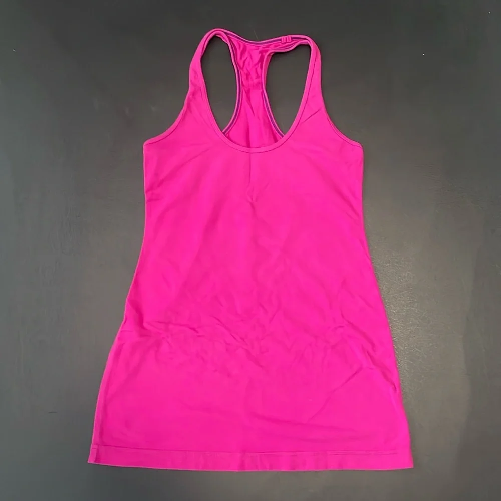 VGC Lululemon Cool Racerback - Raspberry - Approx. Size 2/4 - Picture 1 of 3
